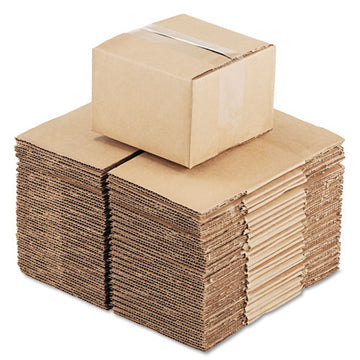 General Supply Fixed-depth Shipping Boxes, Regular Slotted Container (rsc), 6" X 6" X 4", Brown Kraft, 25-bundle freeshipping - TVN Wholesale